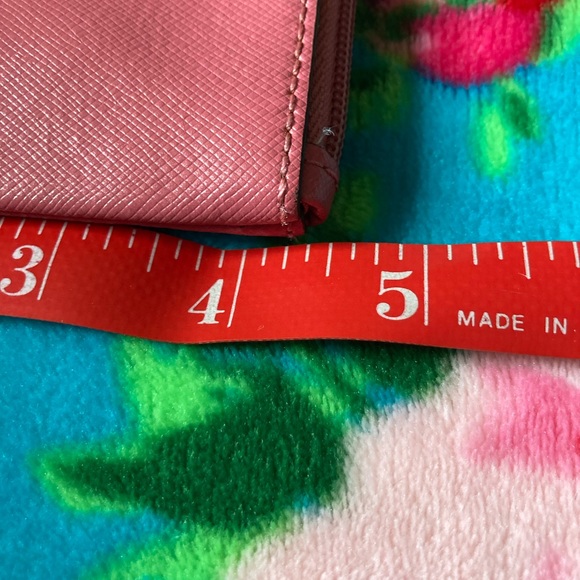 Coach Pink Leather Bow Wristlet - Picture 10 of 11